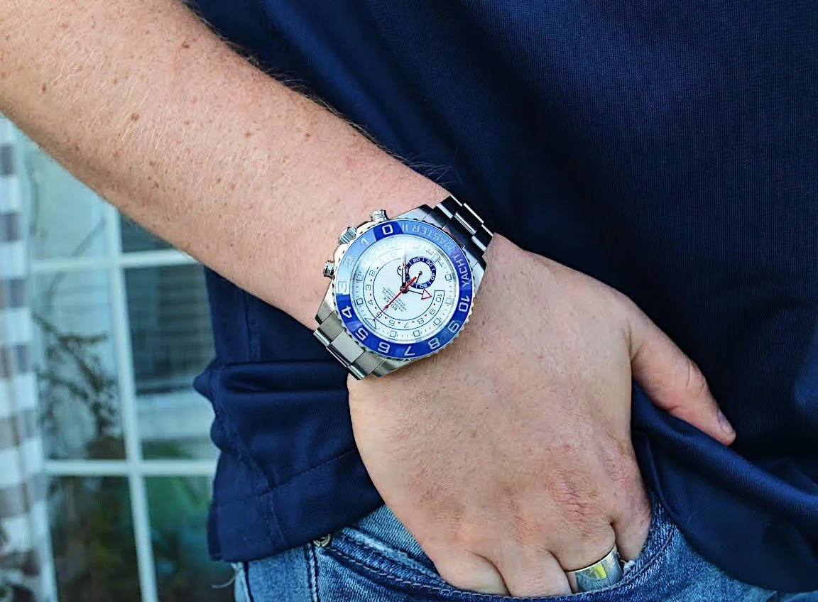 Rolex yacht master on wrist best sale